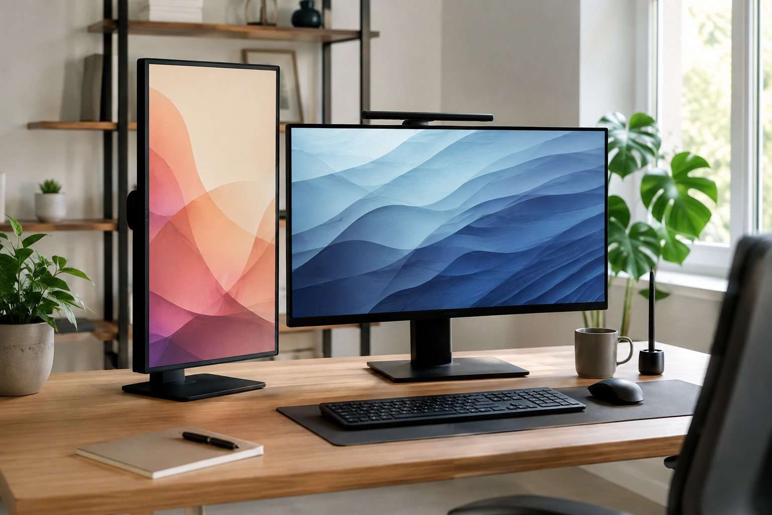 Monitor vertical y horizontal: usos, ergonomía y elección del soporte